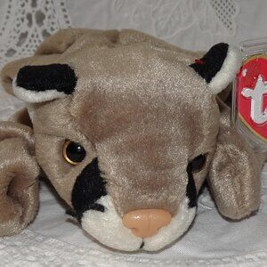 TY Beanie Babies – Canyon the Cougar (4th Generation) – Excellent Condition